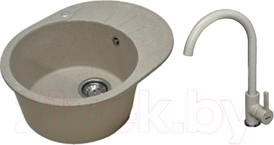

Мойка кухонная Gerhans, A03 + смеситель KK4299-21