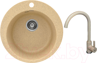 

Мойка кухонная Gerhans, A04 + смеситель KK4299-21