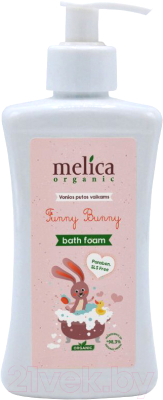 Пена для ванны детская Melica Organic Забавный зайчик (300мл)