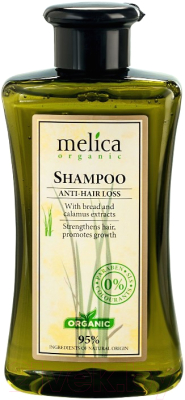 

Шампунь для волос Melica Organic, Против выпадения волос с рожью и экстрактом аира