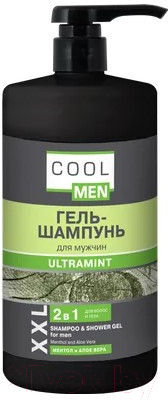 Гель для душа Cool men Ultramint 2 в 1 (1л)
