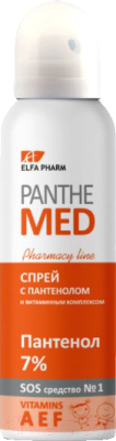 

Спрей для тела Elfa Pharm, Panthe Med с пантенолом и витаминным комплексом