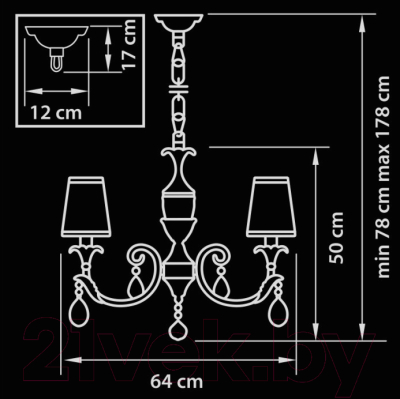 Люстра Lightstar Cappa 691064