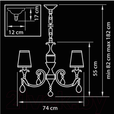 Люстра Lightstar Cappa 691082