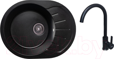 

Мойка кухонная Gerhans, A03 + смеситель KK4299-25