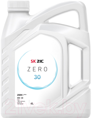 Моторное масло ZIC Zero 30 0W30 / 162676 (4л)