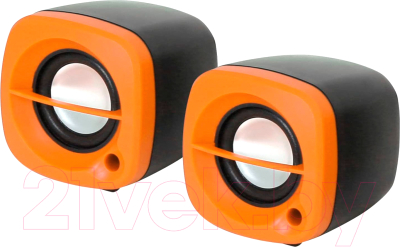 

Мультимедиа акустика Omega, Черный;оранжевый, 2.0 6W USB / OG-15