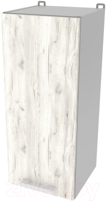 Шкаф навесной для кухни Интерлиния Компо ВШ30-720-1дв (дуб белый)