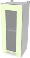 Шкаф навесной для кухни Интерлиния Компо ВШ30ст-720-1дв (салатовый) - 