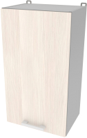 Шкаф навесной для кухни Интерлиния Компо ВШ40-720-1дв (вудлайн кремовый) - 