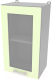 Шкаф навесной для кухни Интерлиния Компо ВШ40ст-720-1дв (салатовый) - 