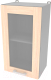 Шкаф навесной для кухни Интерлиния Компо ВШ40ст-720-1дв (дуб молочный) - 