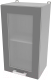 Шкаф навесной для кухни Интерлиния Компо ВШ40ст-720-1дв (серебро) - 