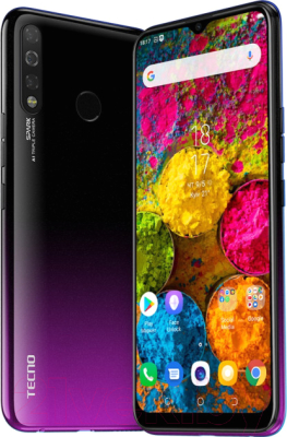 Смартфон Tecno Spark 4 / KC8 (Royal Purple)