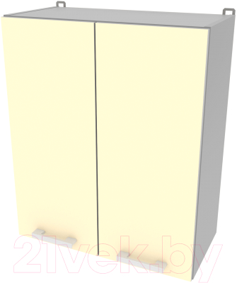 Шкаф навесной для кухни Интерлиния Компо ВШ60-720-2дв (ваниль)