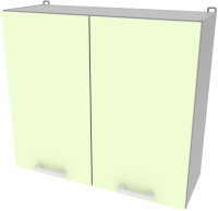 Шкаф навесной для кухни Интерлиния Компо ВШ80-720-2дв (салатовый) - 