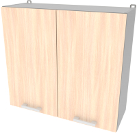 Шкаф навесной для кухни Интерлиния Компо ВШ80-720-2дв (дуб молочный) - 