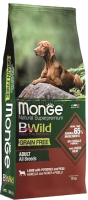 Сухой корм для собак Monge Bwild Grain Free Adult Lamb (12кг) - 