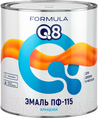 Эмаль Formula Q8 ПФ-115 (1.9кг, белый)