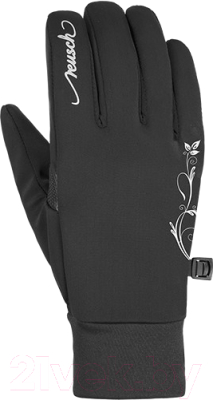 Перчатки лыжные Reusch Saskia Touch-Tec / 4835101 7702 (р-р 8, Black/Silver)