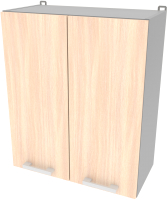 Шкаф навесной для кухни Интерлиния Компо ВШС60-720-2дв (дуб молочный) - 