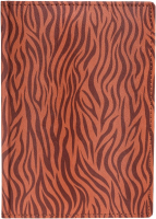 Ежедневник Hatber Ляссе Zebra / 176Ед6 04804 (коричневый) - 