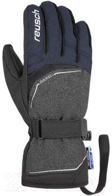 Перчатки лыжные Reusch Primus R-Tex XT / 4801224 7681 (р-р 8, Black/Black Melange/Dress Blue)