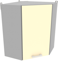 Шкаф навесной для кухни Интерлиния Компо ВШУ-720 (ваниль) - 