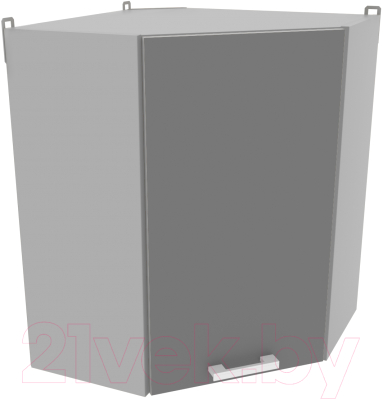 Шкаф навесной для кухни Интерлиния Компо ВШУ-720 (серебристый)
