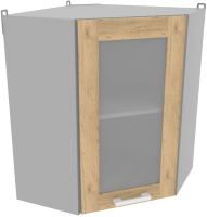 Шкаф навесной для кухни Интерлиния Компо ВШУст-720 (дуб золотой) - 