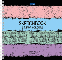 Скетчбук Hatber SketchBook. Simply Colours / 80Тт5Aгр-17197 - 