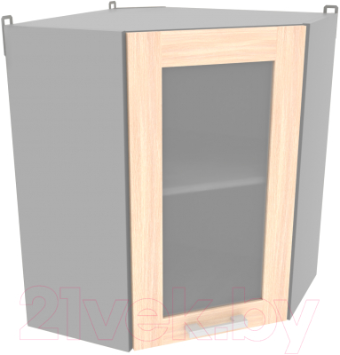 Шкаф навесной для кухни Интерлиния Компо ВШУст-720 (дуб молочный)