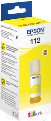 

Контейнер с чернилами Epson, Желтый, 112 Желтый
