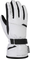 Перчатки лыжные Reusch Hannah R-Tex XT / 6031213 1101 (р-р 7, White/Black) - 