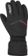 Перчатки лыжные Reusch Marisa / 6031150 7748 (р-р 6, Black/White/Pink Glo) - 