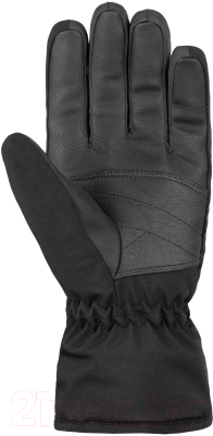 Перчатки лыжные Reusch Marisa / 6031150 7748 (р-р 7, Black/White/Pink Glo)