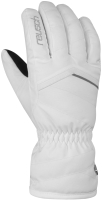 Перчатки лыжные Reusch Marisa / 6031150 1103 (р-р 6, White/Silver) - 