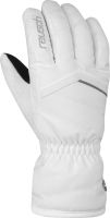 Перчатки лыжные Reusch Marisa / 6031150 1103 (р-р 7, White/Silver) - 