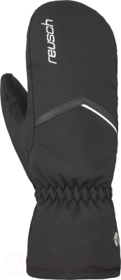 Варежки лыжные Reusch Marisa / 6031450 7701 (р-р 6.5, Mitten Black/White)