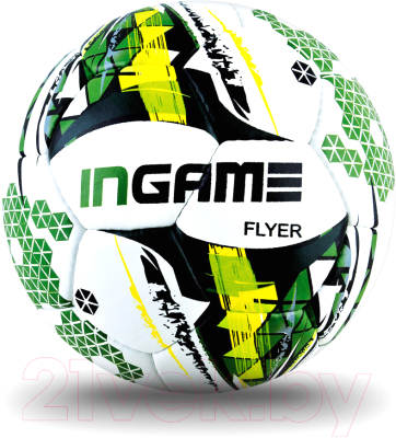 Футбольный мяч Ingame Flyer 2020 (белый/зеленый)