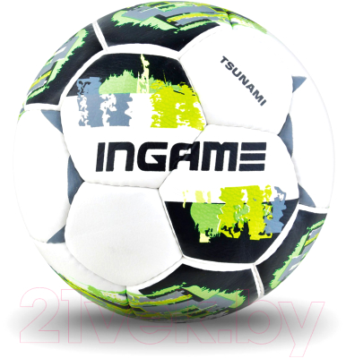 Футбольный мяч Ingame Tsunami 2020 (размер 4, зеленый)