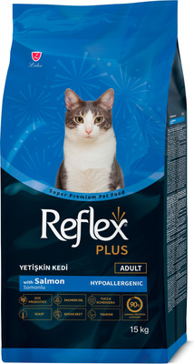Сухой корм для кошек Reflex Plus с лососем