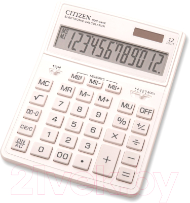 Калькулятор Citizen SDC-444X (белый)