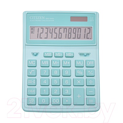 Калькулятор Citizen SDC-444X (бирюзовый)