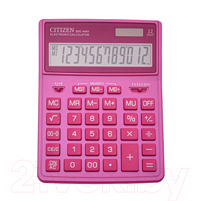 Калькулятор Citizen SDC-444X (розовый)