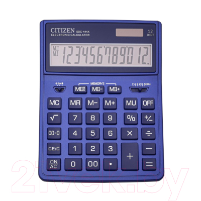 Калькулятор Citizen SDC-444X (темно-синий)