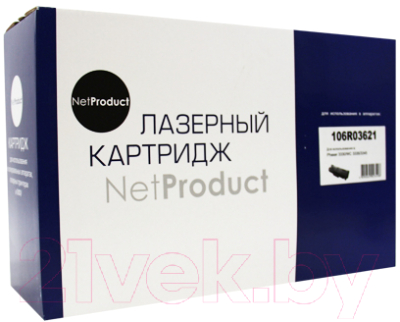 

Тонер-картридж NetProduct, Черный, N-106R03621