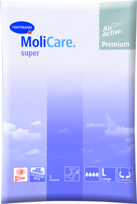 

Подгузники для взрослых MoliCare, Premium Super Soft