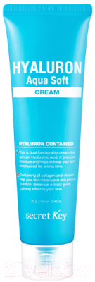 

Крем для лица Secret Key, Hyaluron Aqua Soft Cream гиалуроновый для увлажнен. и омоложения