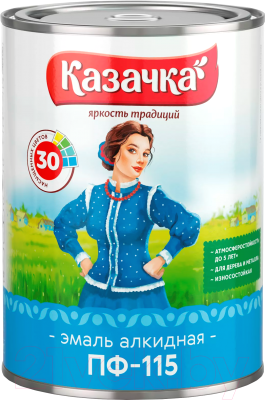

Эмаль Казачка, Черный, ПФ-115